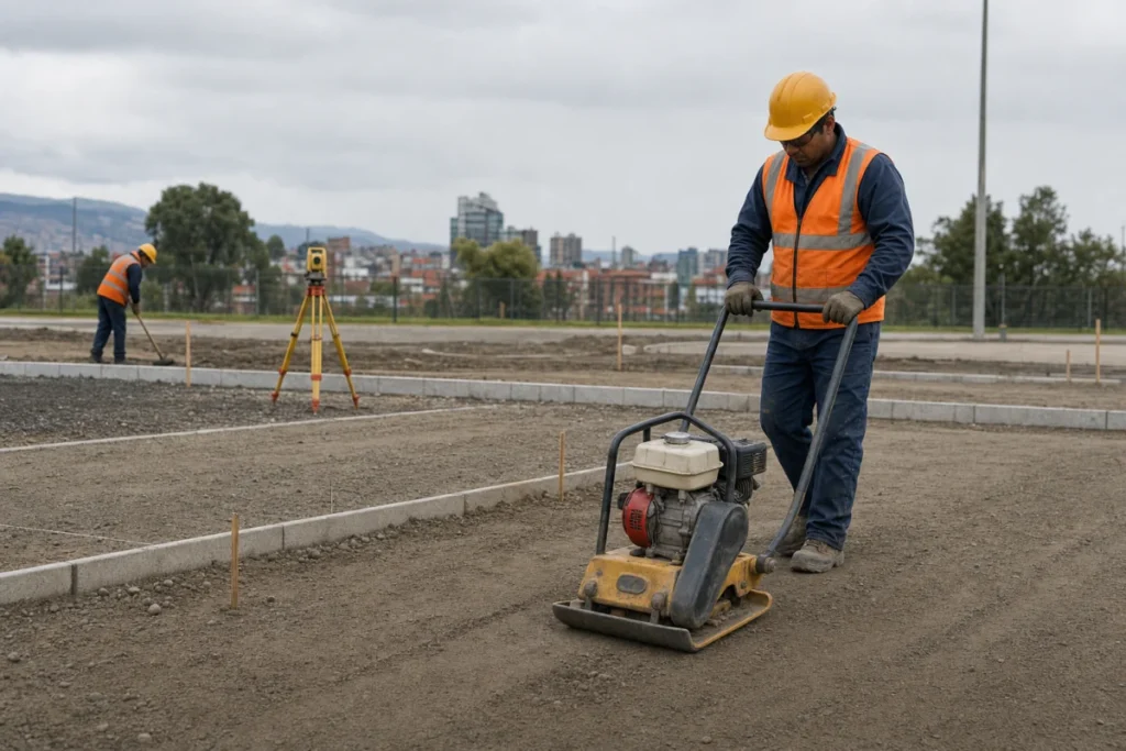 Servicio de pavimentación con asfalto para parqueaderos en Bogotá